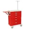 M-Series Carts 6 Drawer Steel Emergency Cart w/EMG1 Package & BA Lock MDS3030B06-EMG1 - alternate 1